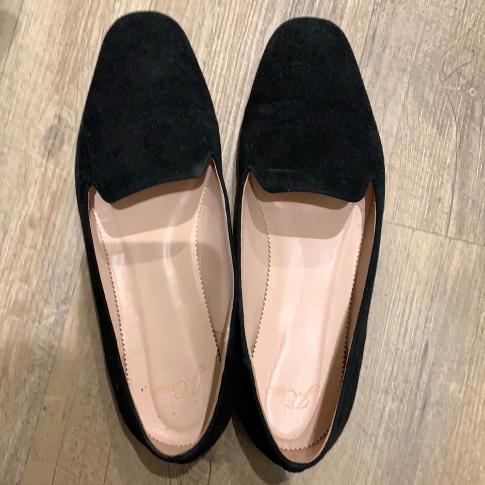 Black loafers
